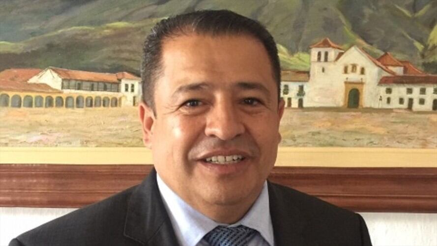 Josué Castellanos alcalde de Villa de Leyva. Foto:Alcaldía de Villa de Leyva