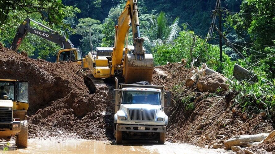 La medida fue adoptada como consecuencia al deslizamiento ocurrido el pasado 27 de enero en este sector. Foto: Colprensa