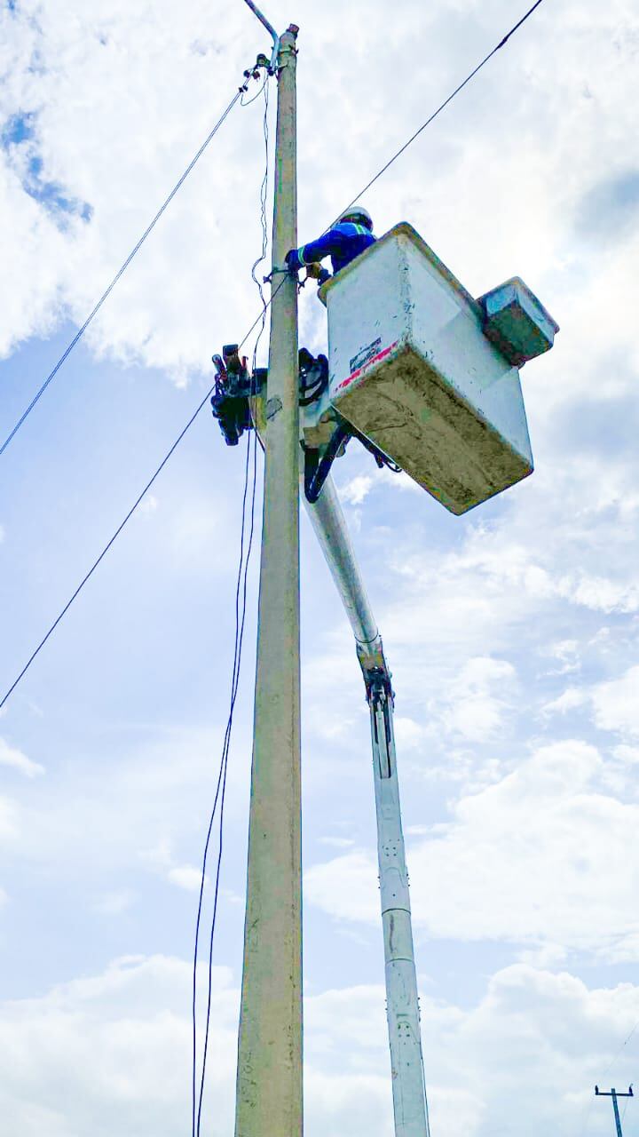 Foto: Cables robados en el Estadio / ESSMAR