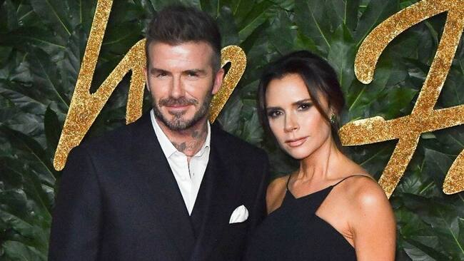 David y Victoria Beckham en los Fashion Awards, 2018. Foto: Getty Images/Stephane Cardinale - Corbis