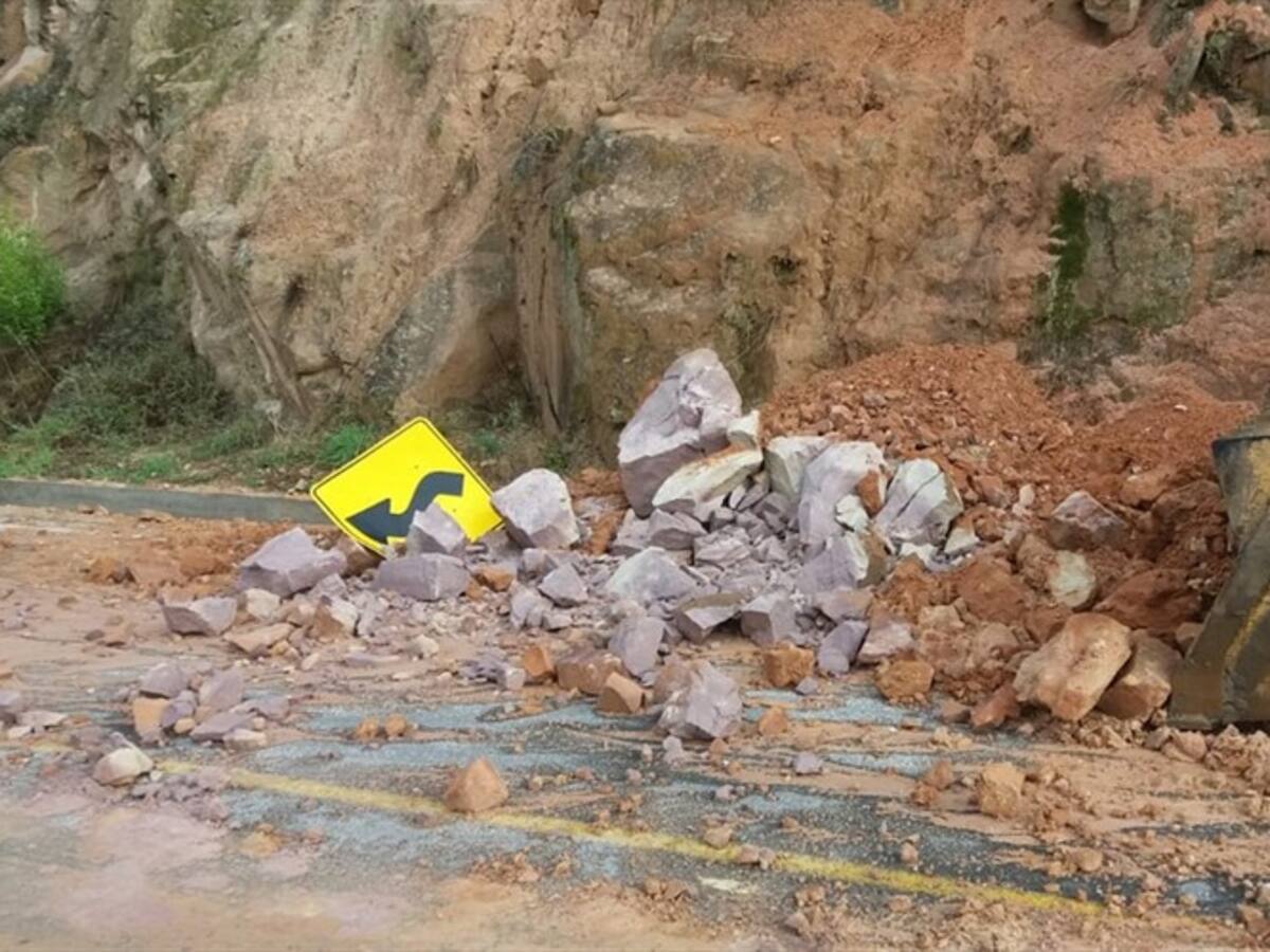 Invierno en Gámeza, Boyacá deja varias remociones en masa y afectaciones viales