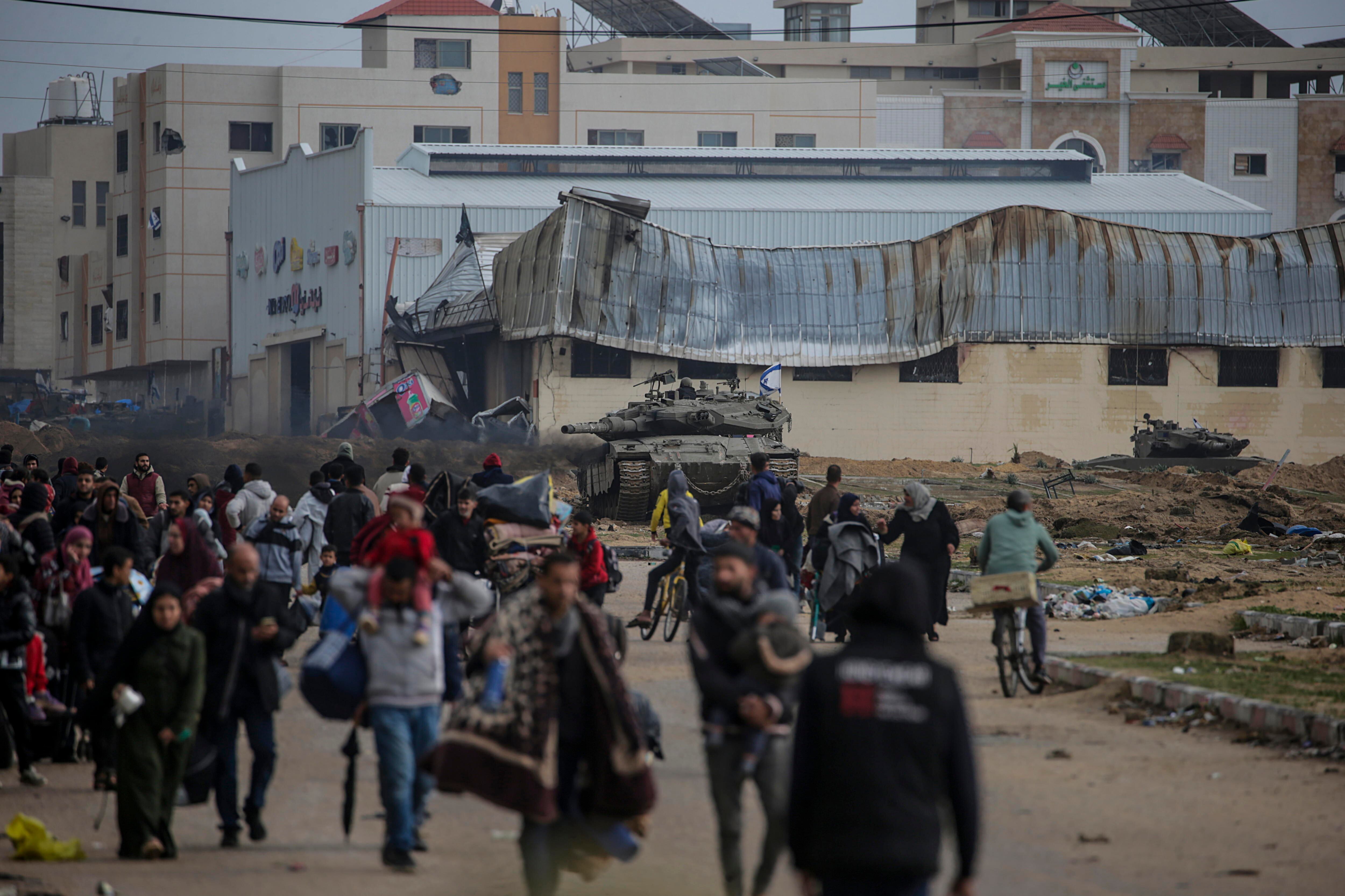 Refugiados de guerra en Gaza | Foto: EFE