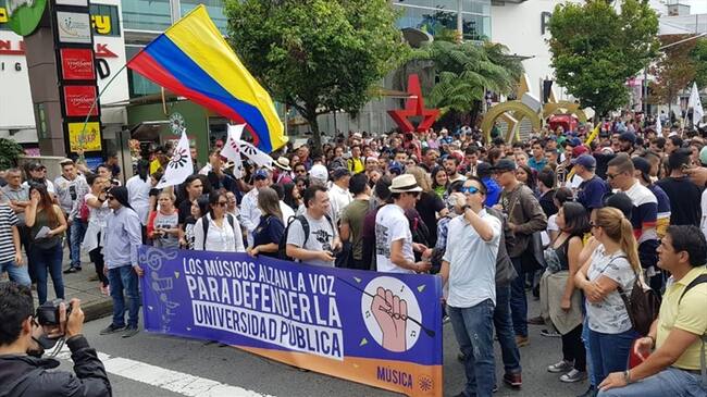 Pese a acuerdo entre estudiantes y Gobierno, en Manizales insisten que seguirán movilizándose. Foto: Cortesía