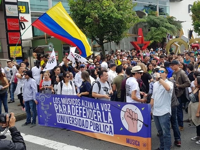 Pese a acuerdo entre estudiantes y Gobierno, en Manizales insisten que seguirán movilizándose. Foto: Cortesía