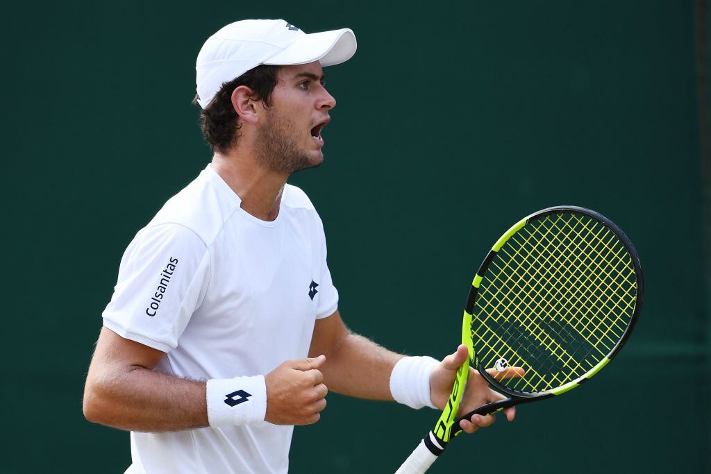Nicolás Mejía, tenista colombiano (Photo by Clive Mason/Getty Images)