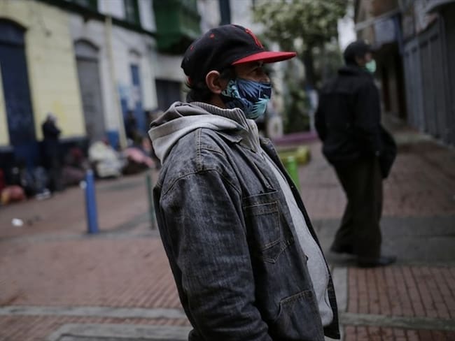 Se confirman 20 casos positivos de COVID-19 entre habitantes de calle en Bogotá. Foto: Colprensa