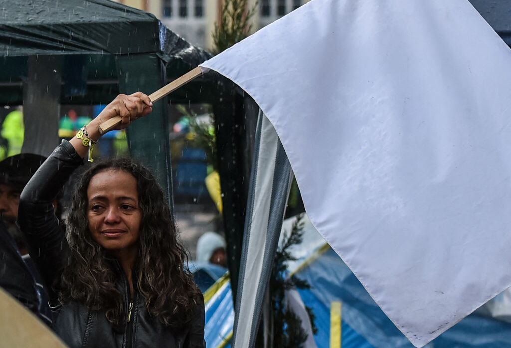 Bandera de paz. Foto: Getty Images.