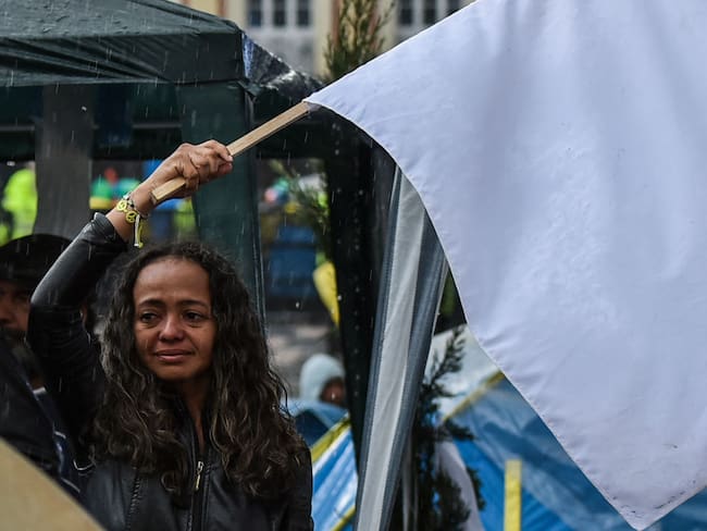 Bandera de paz. Foto: Getty Images.