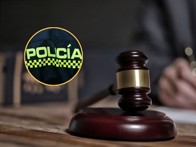 Decisión judicial y un uniforme de la Policía(Fotos vía Getty Images)
