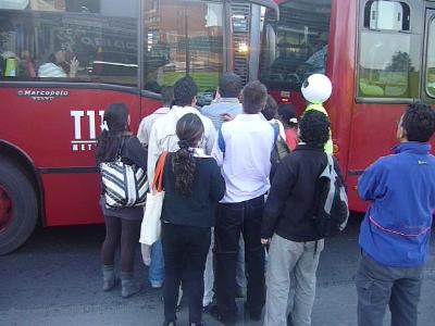 Afectación del Sistema de TransMilenio: Foto: Cortesía
