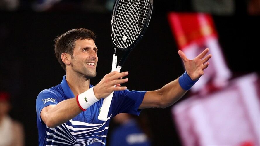 Djokovic vuelve a la competición en el torneo de Dubai: “Tenía muchas ganas de volver a jugar y competir”. Foto: Getty Images