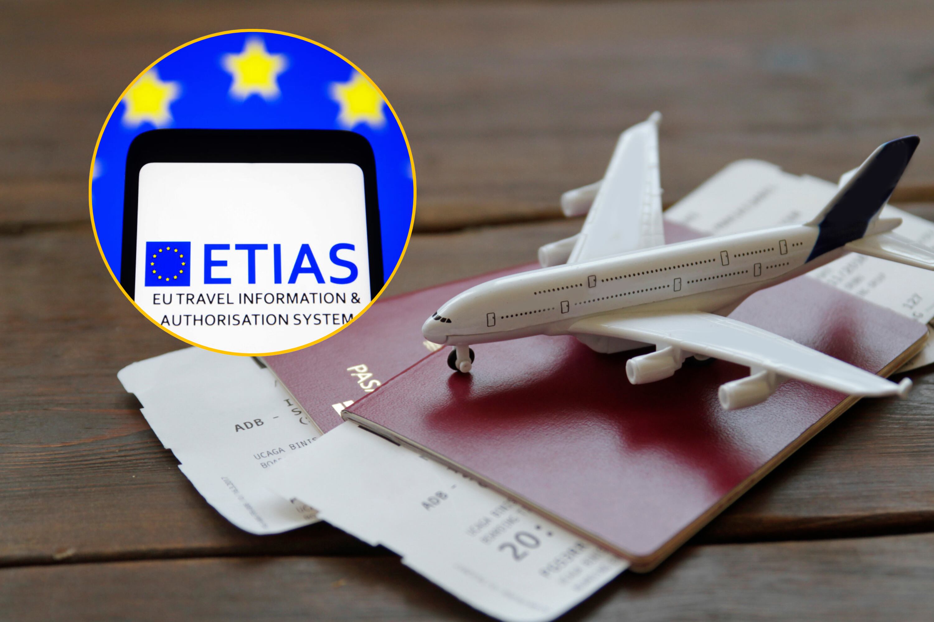 ETIAS y pasaporte. Foto: (Photo Illustration by Pavlo Gonchar/SOPA Images/LightRocket via Getty Images) / Getty Images