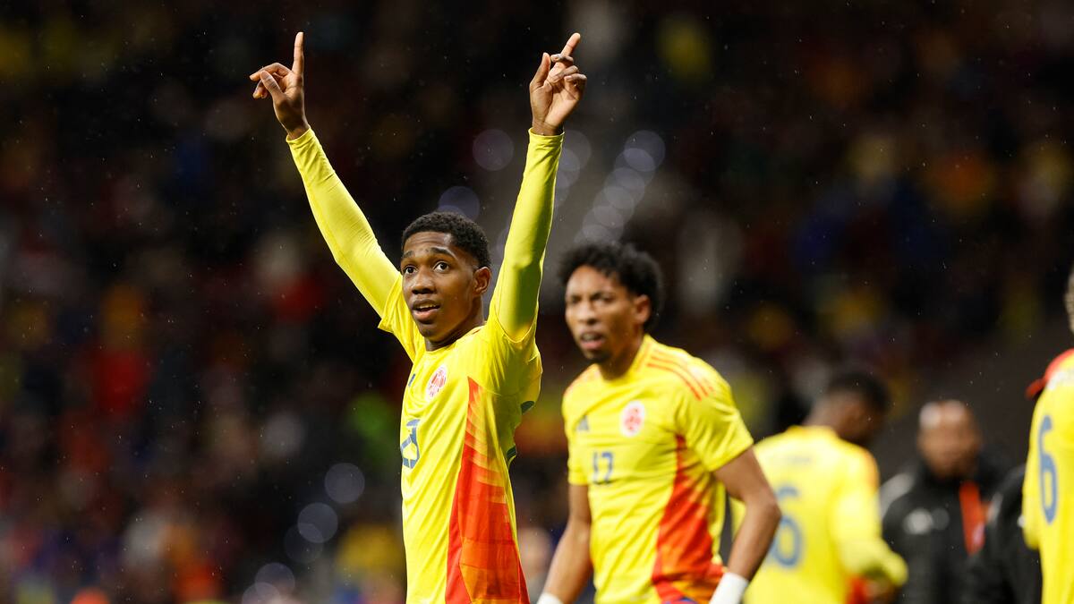 Yaser Aspilla anotó el tercer golazo de la Selección Colombia ante Rumania