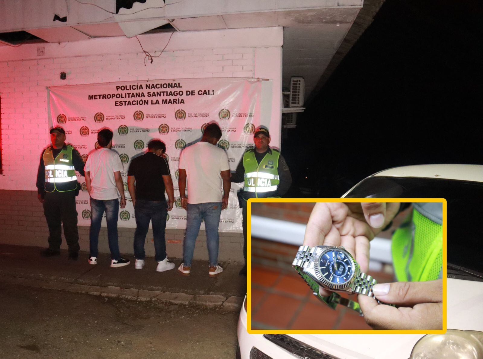 El reloj robado fue recuperado y devuelto a su propietario. Foto: Policía.