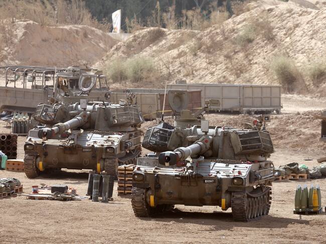 Ejército israelí reforzará con tropas todas las fronteras durante el año nuevo judío. (Photo by Jack GUEZ / AFP)