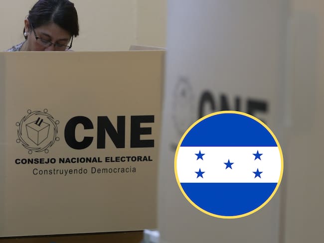 Elecciones en Tegucigalpa, Honduras durante marzo de 2025, bandera de Honduras. FOTO: Emilio Flores/Anadolu vía Getty Images/Getty Images