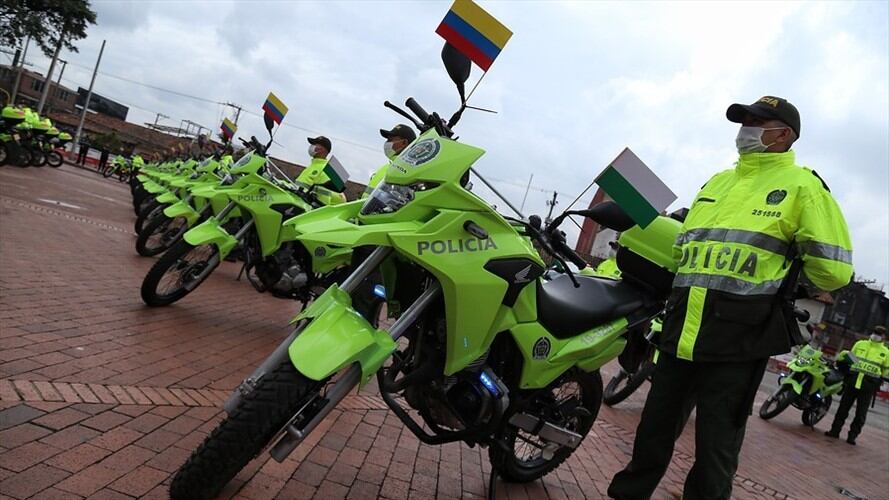 La Policía Nacional y las Fuerzas Militares garantizarán la seguridad de los ciudadanos durante este 7 de agosto. Foto: Colprensa