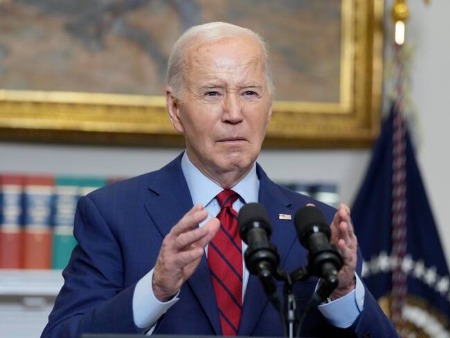Presidente de Estados Unidos, Joe Biden. Foto: EFE/EPA/CHRIS KLEPONIS / POOL