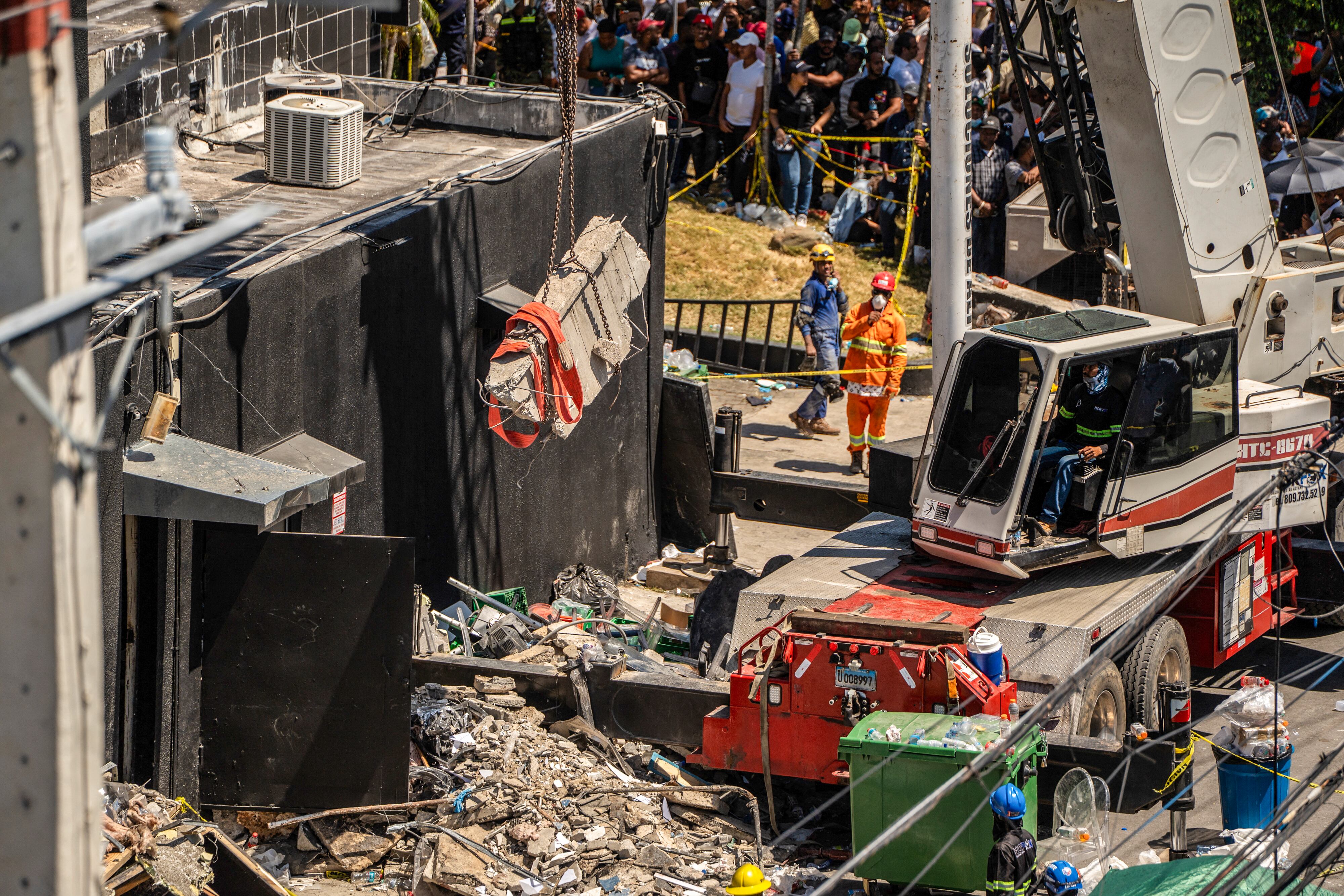 Tragedia en discoteca Jet Set en Santo Domingo. Foto: FRANCESCO SPOTORNO/AFP via Getty Images