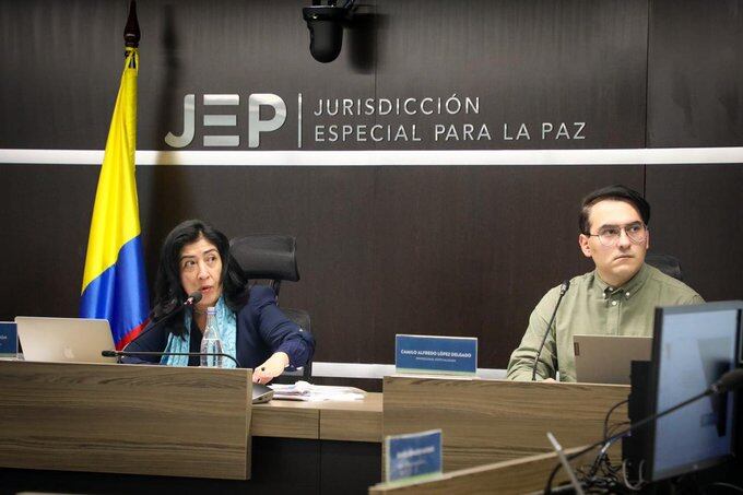 Audiencia JEP. / Foto: @JEP_Colombia