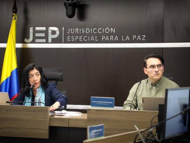 Audiencia JEP. / Foto: @JEP_Colombia