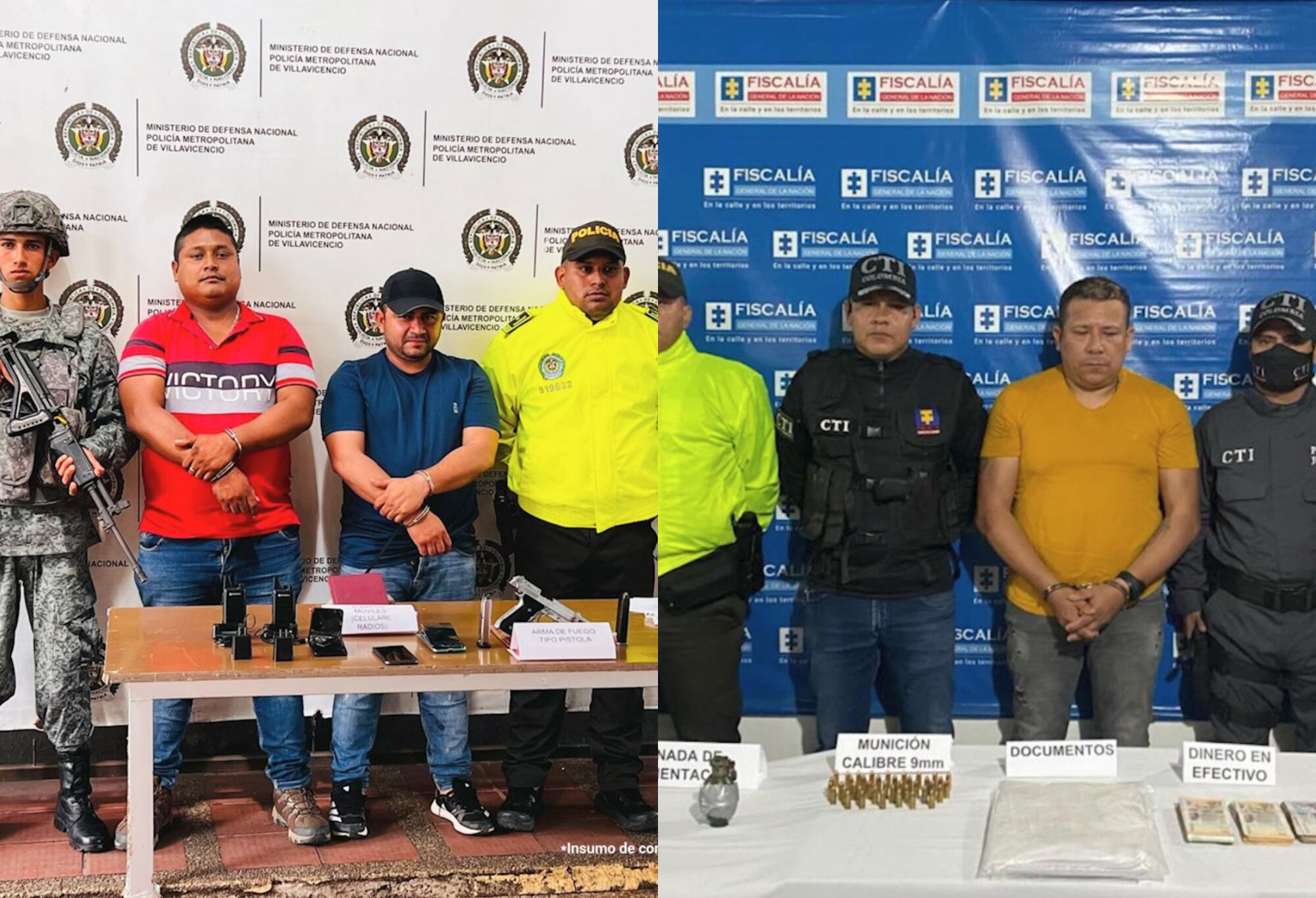 Envían a la cárcel a supuestos cabecillas del ‘Clan del Golfo’. Foto: Suministrada.