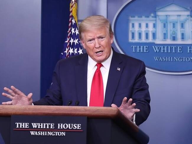 "Son personas muy buenas": Donald Trump defiende a manifestantes en Michigan. Foto: Agencia EFE