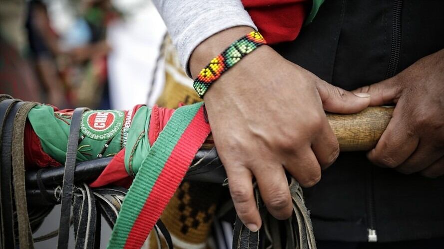 En Sigue La W, María Clara Domínguez explicó por qué escribió "Indígenas, lárguense de nuestro territorio".. Foto: Colprensa-Sergio Acero