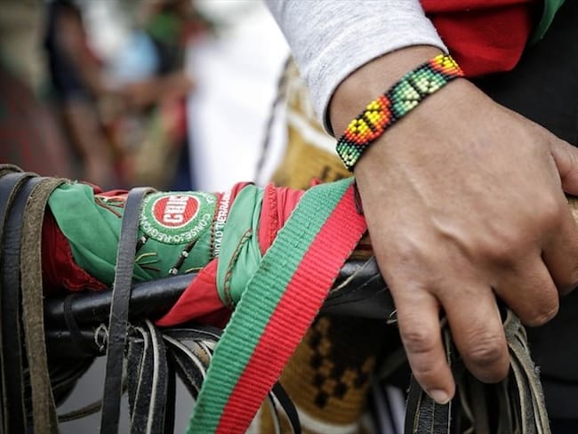 En Sigue La W, María Clara Domínguez explicó por qué escribió "Indígenas, lárguense de nuestro territorio".. Foto: Colprensa-Sergio Acero