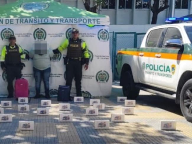 Capturan en flagrancia a un hombre en Neguanje con 26.000 dosis de clorhidrato de cocaína