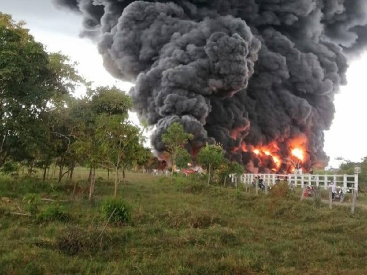 Fue dinamitado un tramo del oleoducto Caño Limón-Coveñas, en Arauca
