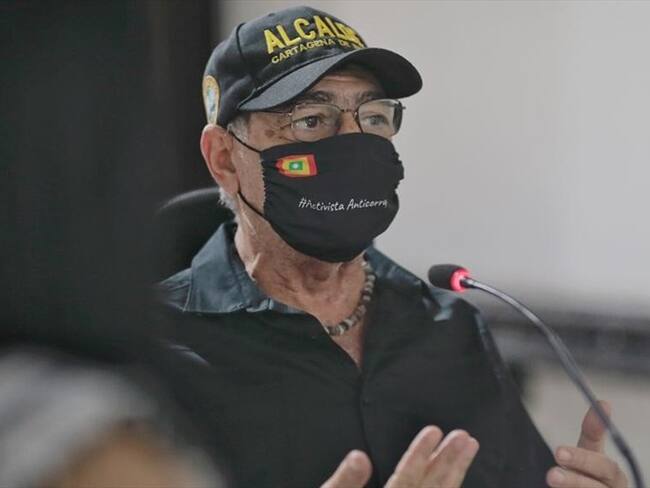 William Dau, alcalde de Cartagena. Foto: