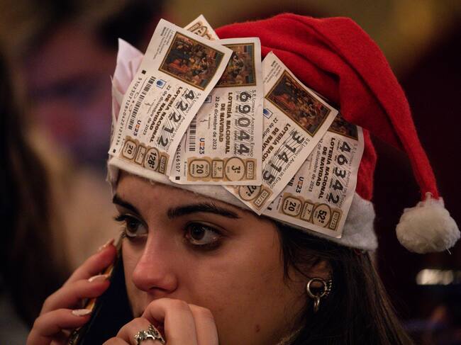 Sorteo de la Lotería de Navidad en España. Foto: Pablo Blazquez Dominguez/Getty Images