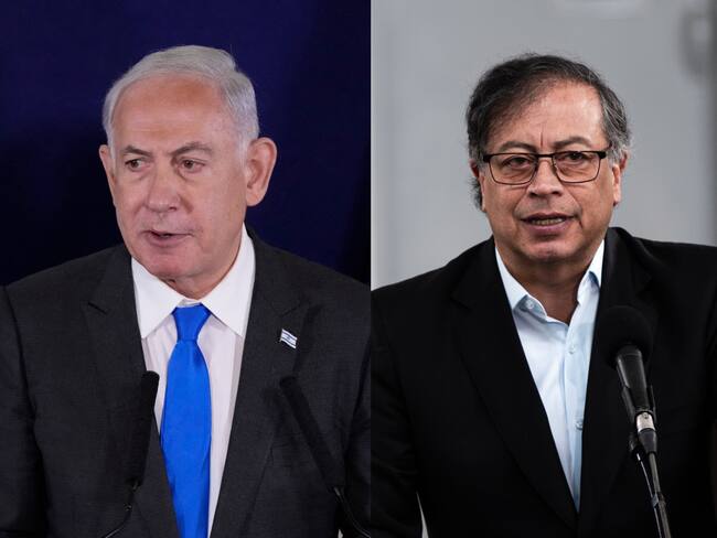 Benjamin Netanyahu, primer ministro de Israel y Gustavo Petro, presidente de Colombia | Fotos: GettyImages
