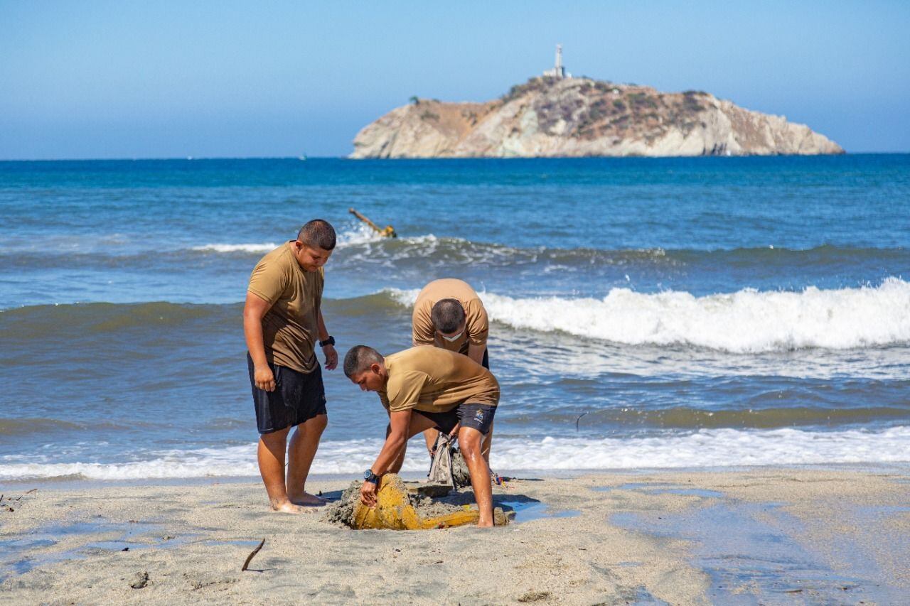 Jornada de limpieza y retiro de residuos sólidos/ cortesía ESSMAR 