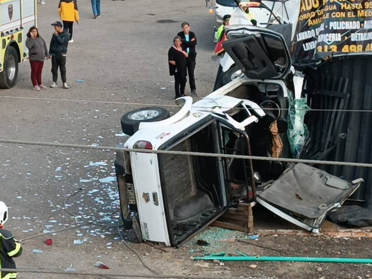Fuerte accidente dejó varios heridos en Tunja
