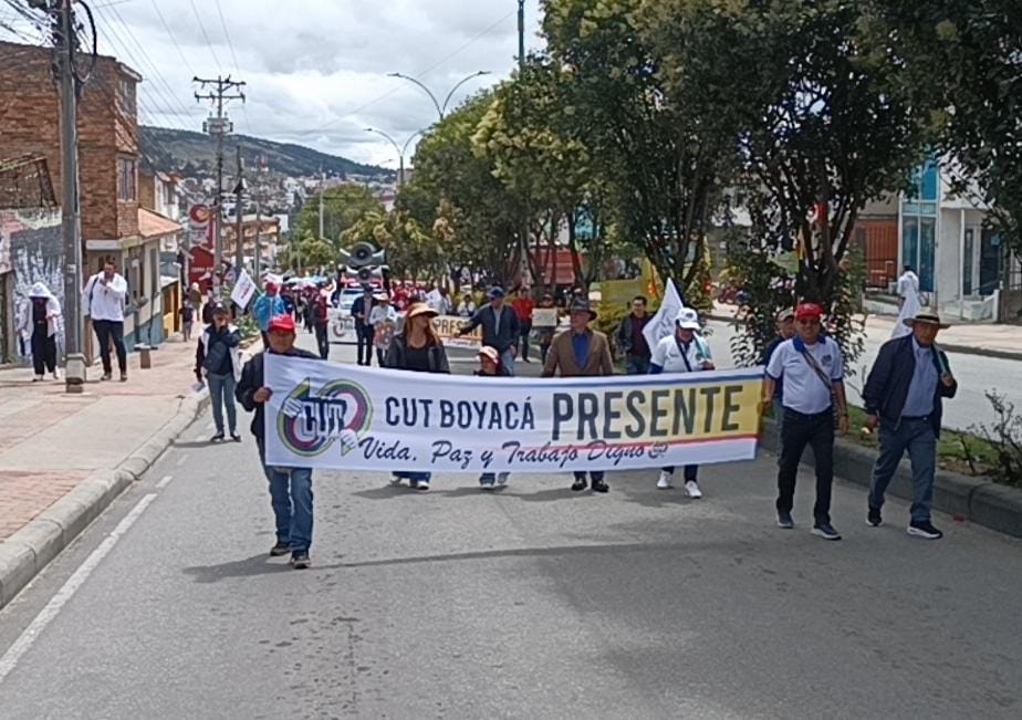 Las sindicales obreras en el departamento de Boyacá, esperan tener en la movilización más de 5.000 participantes / Foto: W Radio.