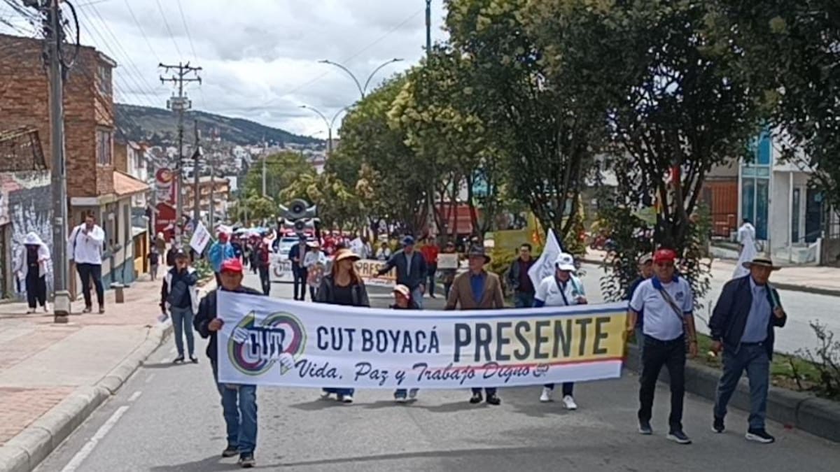 En Tunja se esperan más de 5.000 manifestantes durante el Paro Nacional