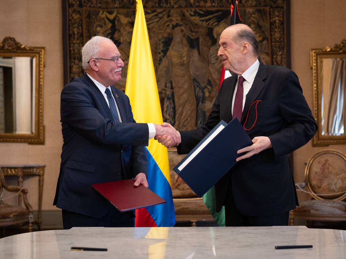 Colombia y Palestina firmaron 4 documentos de cooperación bilateral