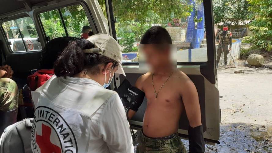 Liberación de soldados. Créditos: Colprensa