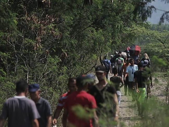 Migraciones, frontera colombo - venezolana. Foto: Colprensa