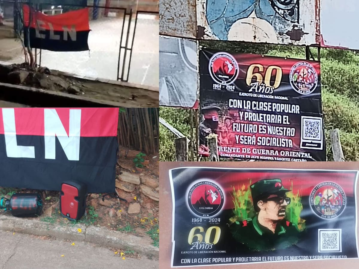 En seis municipios de Norte de Santander fueron instaladas banderas del ELN