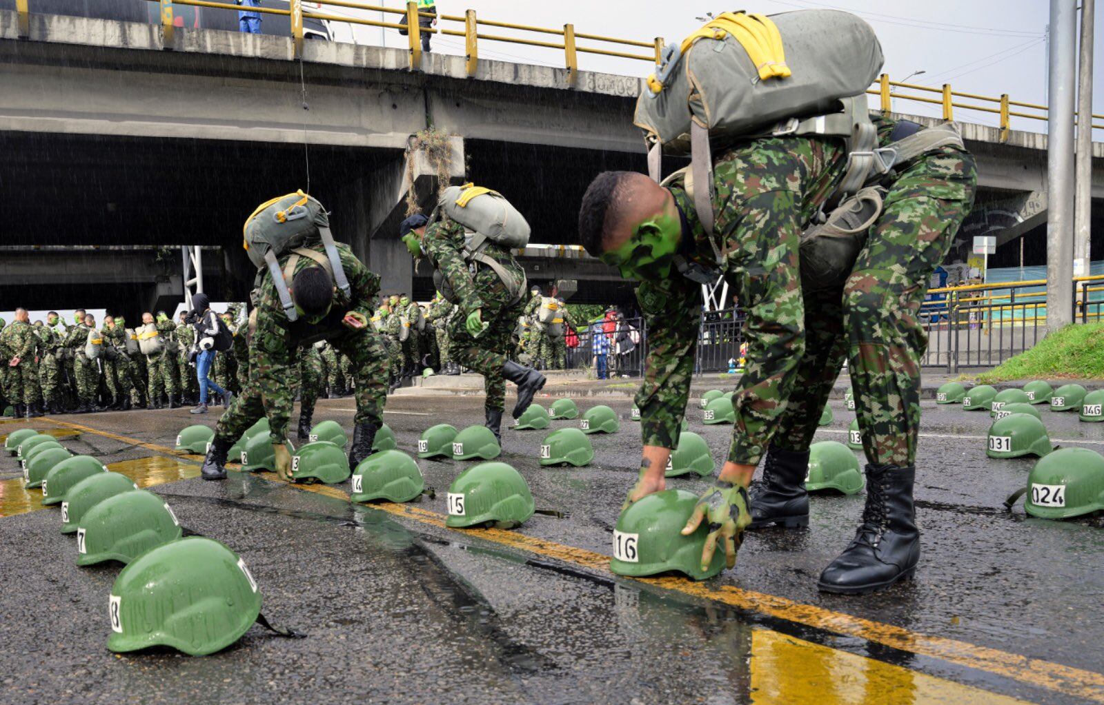 Desfile militar y policial del 20 de julio de 2024. Foto: Twitter MinDefensa.