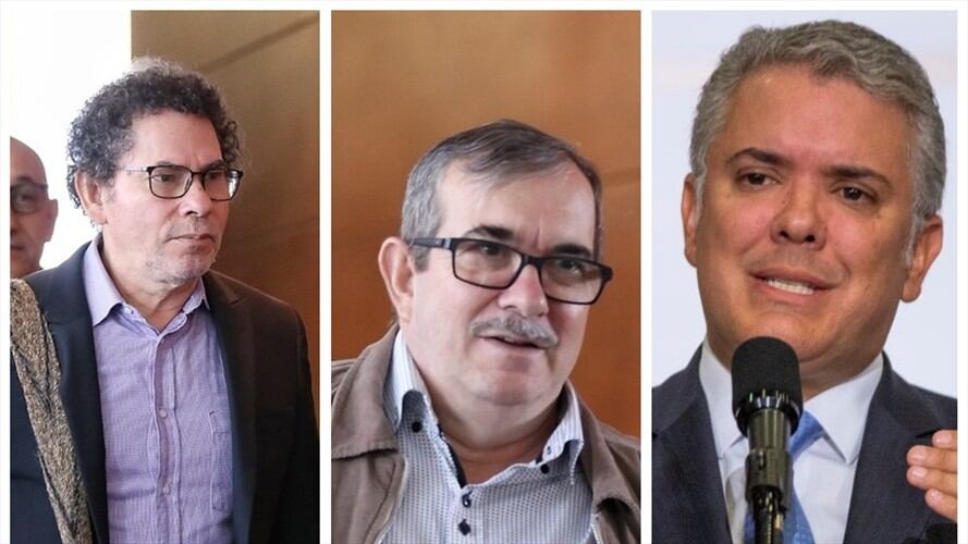 Reunión del presidente Duque con excomandantes de las Farc. Foto: Getty Images