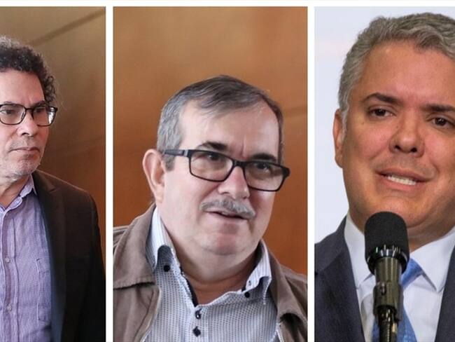 Reunión del presidente Duque con excomandantes de las Farc. Foto: Getty Images