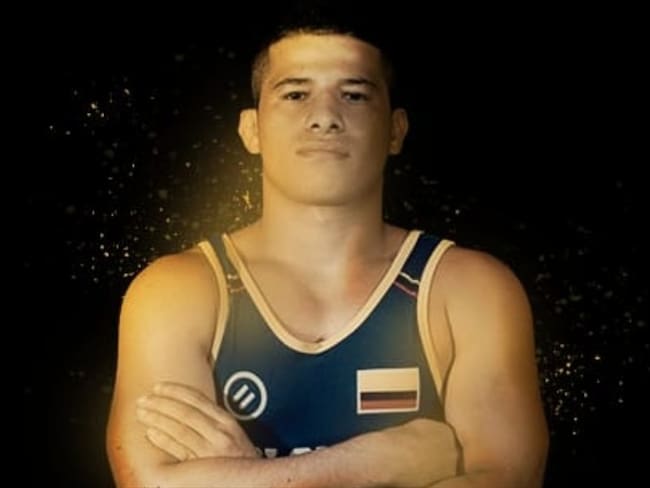 Luchador colombiano Óscar Tigreros fija su meta en colgarse el oro en Tokio 2020