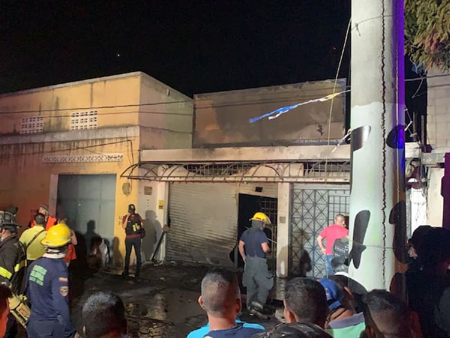 Explosión en fábrica de pólvora en Gaira. Foto: Suministrada por Heiner Escobar