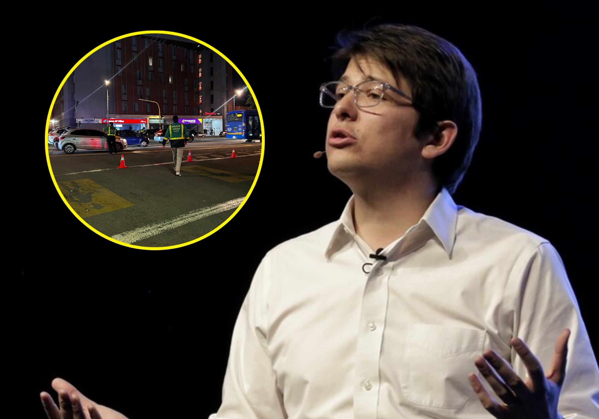 Atentado a Miguel Uribe. Foto: Colprensa.