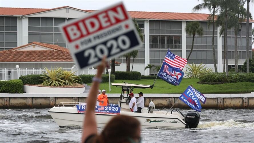 Existen estados decisivos dentro de las elecciones que pueden votar por uno u otro partido; a estos se les conoce como ‘estados péndulares’ o ‘estados púrpuras’.. Foto: Getty Images