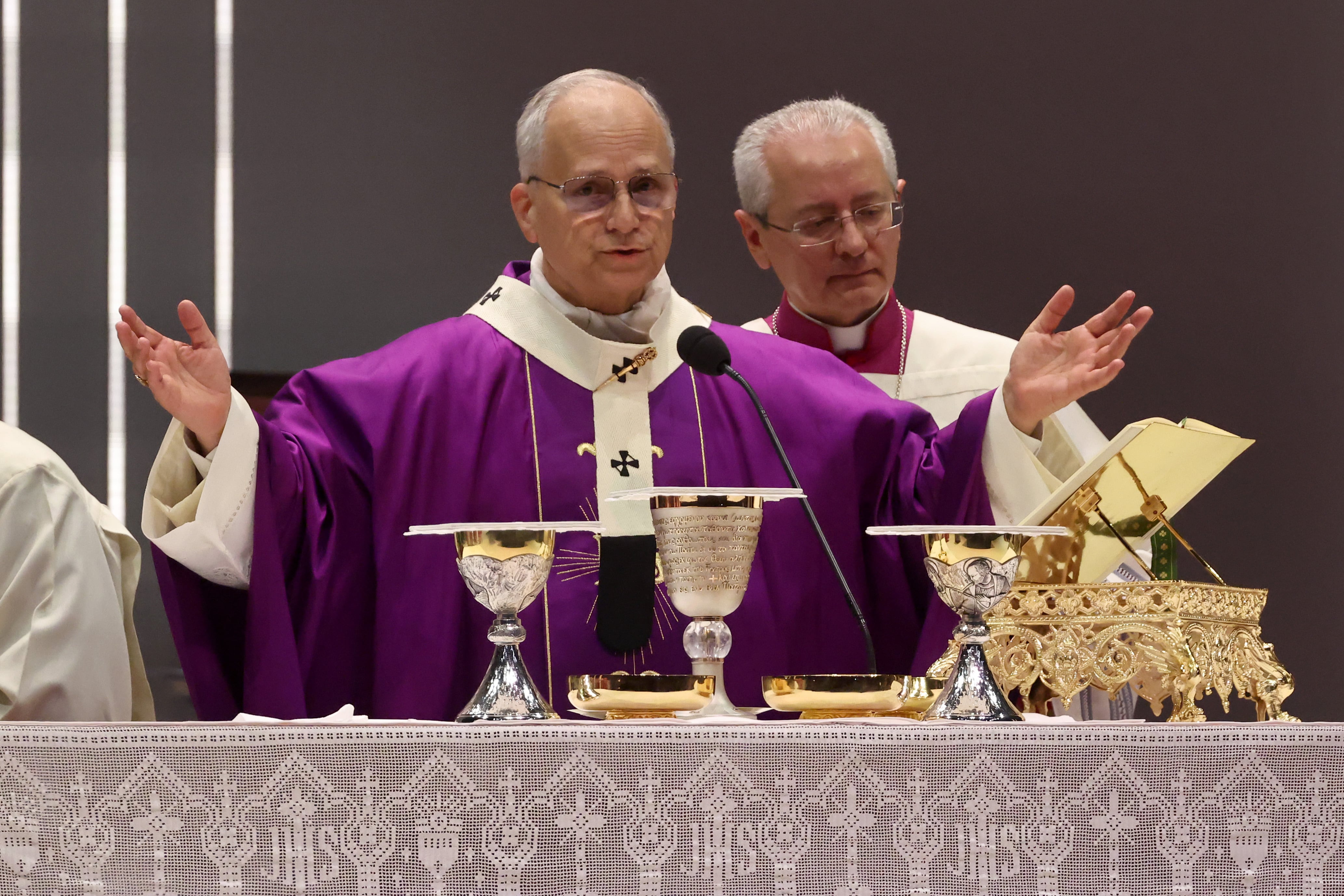 Papa León XIV celebra una misa el 29 de noviembre de 2025. FOTO. Chris McGrath/Getty Images